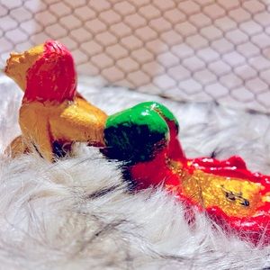 Ashtray made with ceramic and sealed with resin